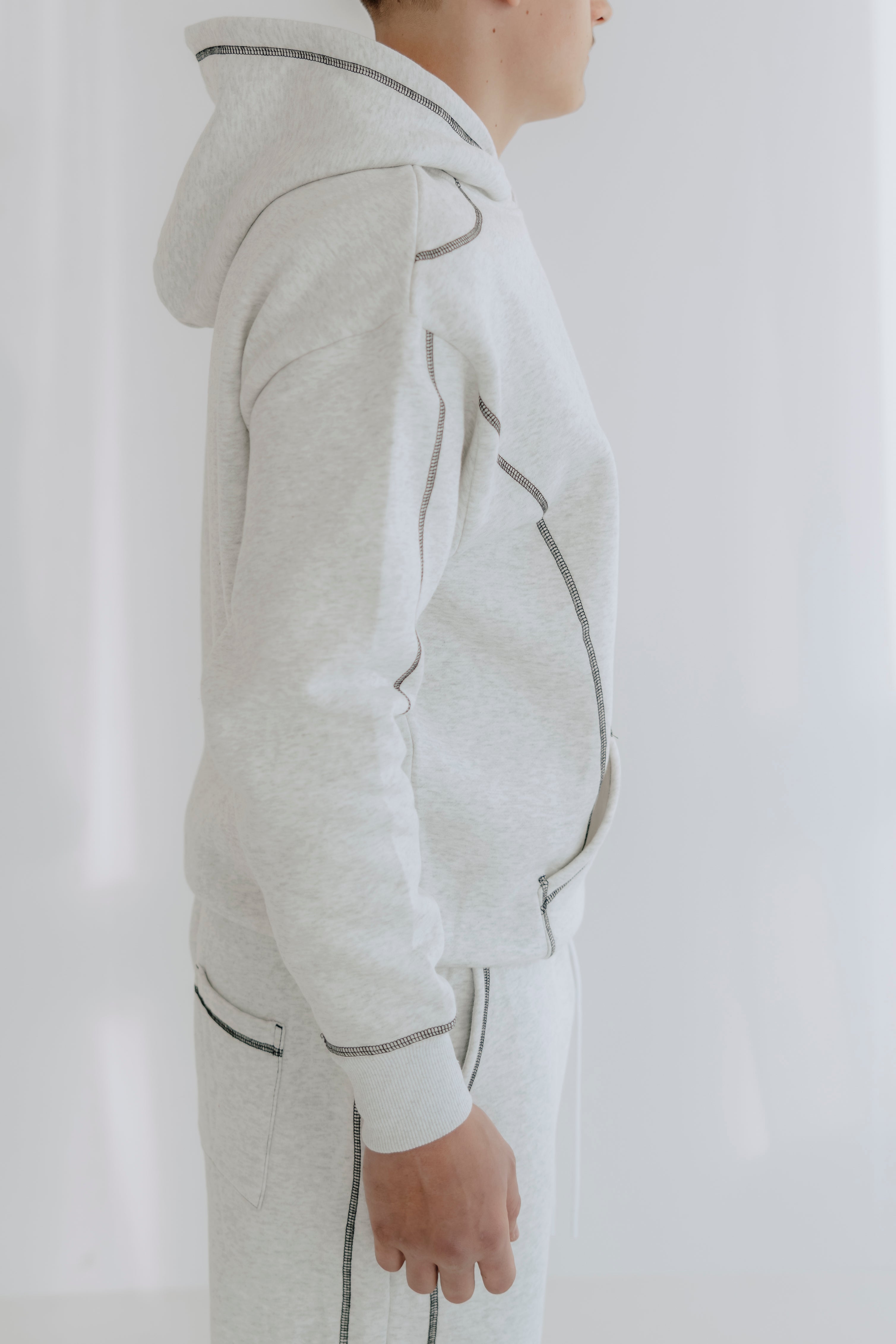 Essential Hoodie Light Grey