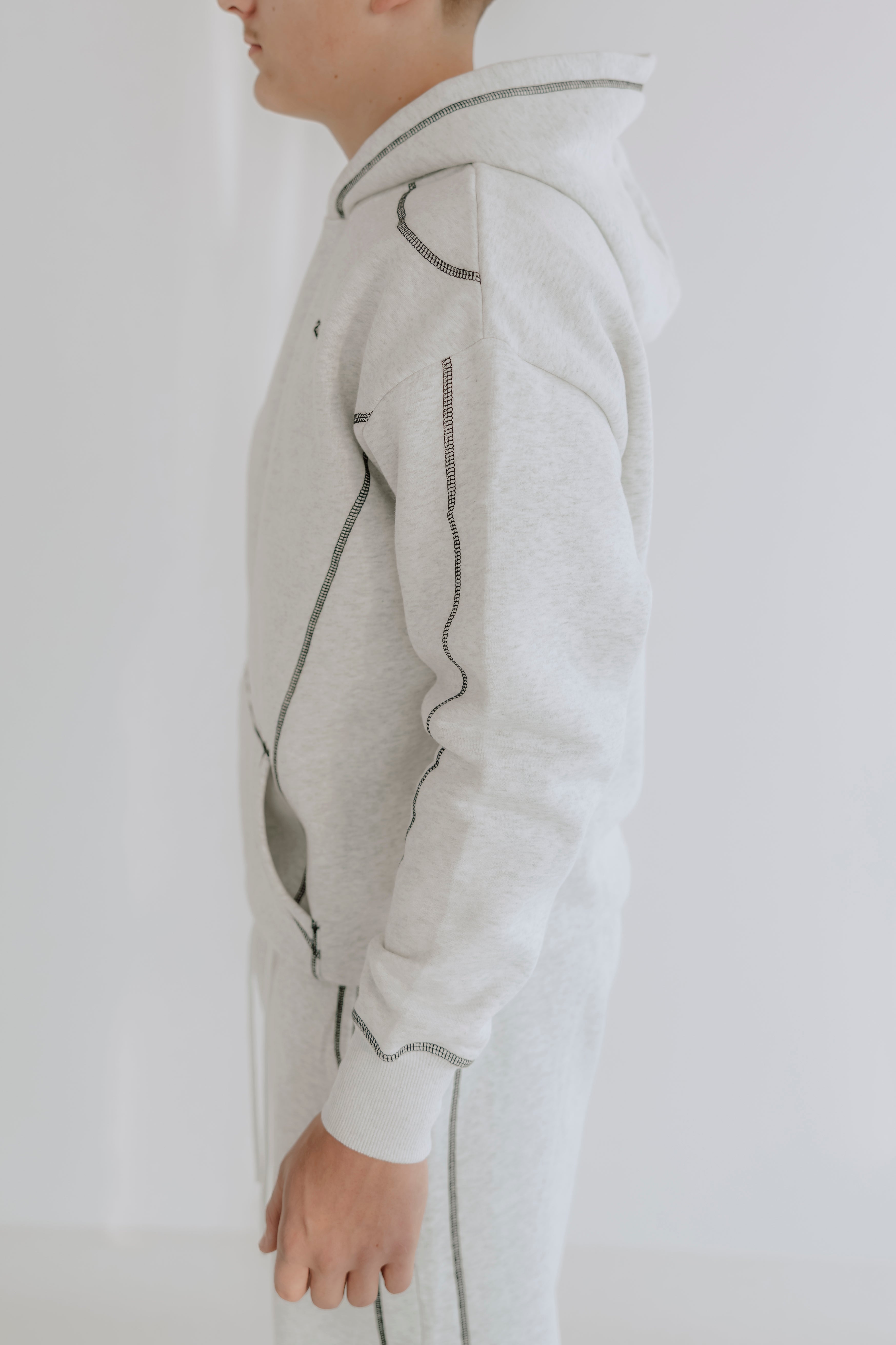 Essential Hoodie Light Grey